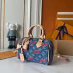 Louis Vuitton X Takashi Murakami Speedy Bandoulière 20 Monogram Denim Blue 20Cm - Image 3