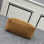 Saint Laurent Le 5 À 7 Supple Small In Suede Caramel Cognac 24Cm 8505331U80W2916 - Image 4