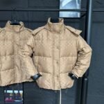 Louis Vuitton Monogram Puffer Jacket Beige 1Aiozf - Image 8