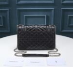 Saint Laurent Envelope Small Bag In Mix Matelassé Grain De Poudre Embossed Black Silver 21Cm 600195Bow921000 - Image 7