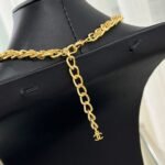 Chanel Cc Necklace Gold - Image 6