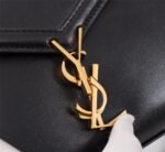 Saint Laurent Cassandra Medium Top Handle Bag Black Gold 24Cm 623931Bow0W1000 - Image 2