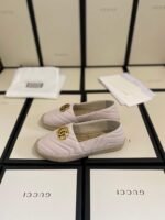 Gucci Leather Espadrille With Double G White ‎551890 Bko00 1000 - Image 8