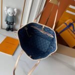 Louis Vuitton Neverfull Mm Bag Denim Blue 31Cm M13192 - Image 3