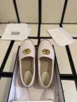 Gucci Leather Espadrille With Double G White ‎551890 Bko00 1000 - Image 9