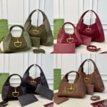 Gucci Softbit Maxi Suede Shoulder Bag Brown 42Cm - Image 8
