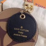 Louis Vuitton Monogram World Tour Key Holder Bag Charm Brown M69317 - Image 4