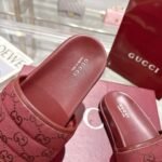 Gucci Men Slide Sandal Red 838089 Fad71 6257 - Image 9