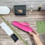 Gucci Women’S Chevron Thong Pink ‎655463 J8710 5609 - Image 5