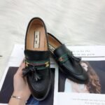 Gucci Unisex Leather Interlocking G Black - Image 3