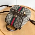 Gucci Ophidia Small Backpack Beige And Dark Brown 20Cm 836854 Fae0J 9867 - Image 6
