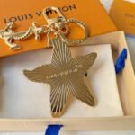 Louis Vuitton Lv Starfish Key Holder And Bag Charm Gold M02622 - Image 7