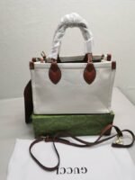 Gucci Medium Tote Bag With Gucci Print Beige 28Cm 772144 Facul 8451 - Image 2