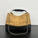 [Super Vip 1:1] Chanel Shopping Bag Gold Tone Metal Beige And Black 36Cm AS5657 B20827 U1536 - Image 3