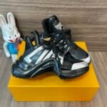 Louis Vuitton Archlight Sneaker Black And Silver - Image 3