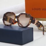 Louis Vuitton Lv Icon Round Glasses Dark Tortoise Brown - Image 2