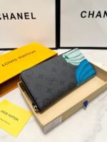 Louis Vuitton Zippy Wallet Vertical Black 19Cm - Image 3
