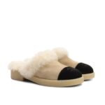 Chanel Suede Mules Beige G45939 B17918 Nzo91