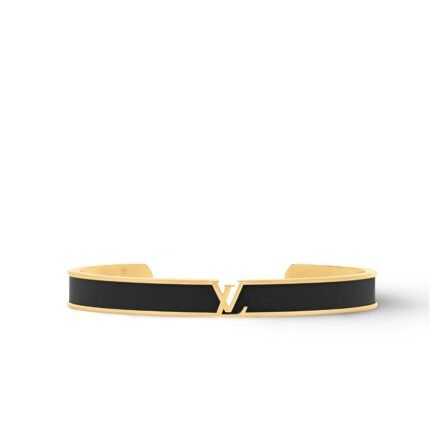 Louis Vuitton Lv Initiales Bracelet Black M1729M