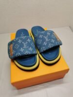 Louis Vuitton Pool Pillow Flat Comfort Mules Blue 1Acjvh - Image 5