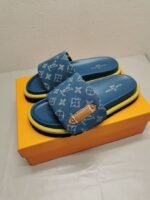 Louis Vuitton Pool Pillow Flat Comfort Mules Blue 1Acjvh - Image 3