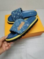 Louis Vuitton Pool Pillow Flat Comfort Mules Blue 1Acjvh - Image 2